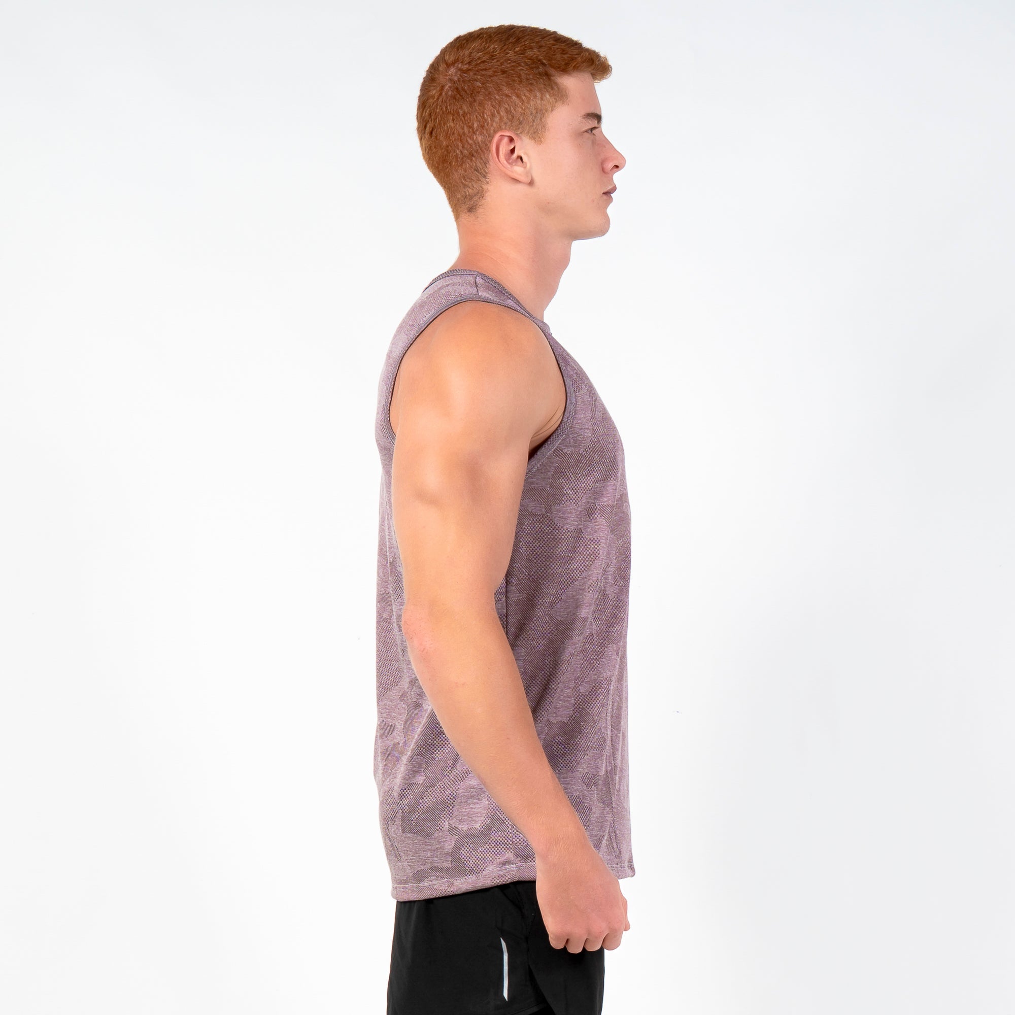 Regata Machão Dry Fit Camuflada Middle Lupus Lilás