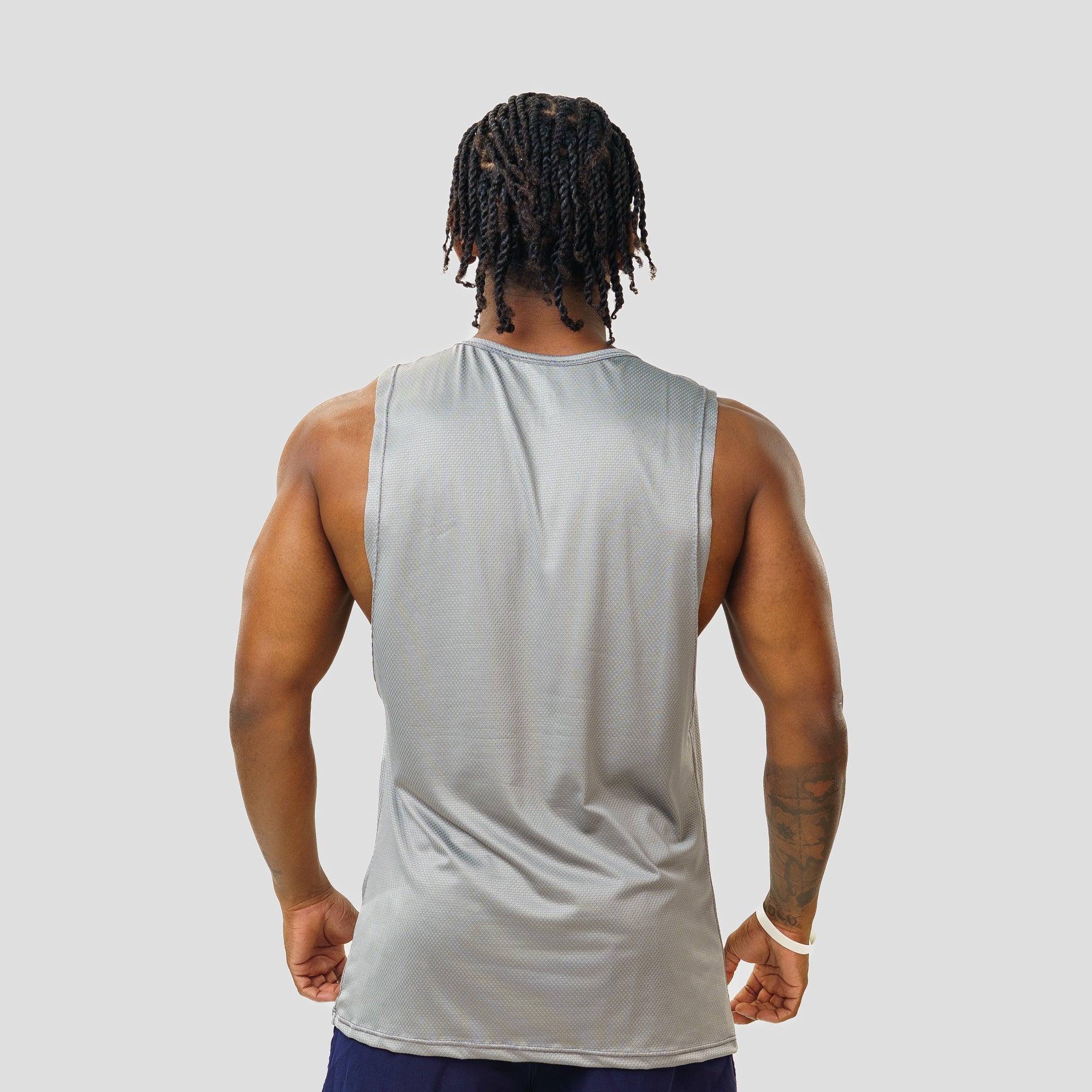 Regata Machão Dry Fit Horizon Cinza Aço