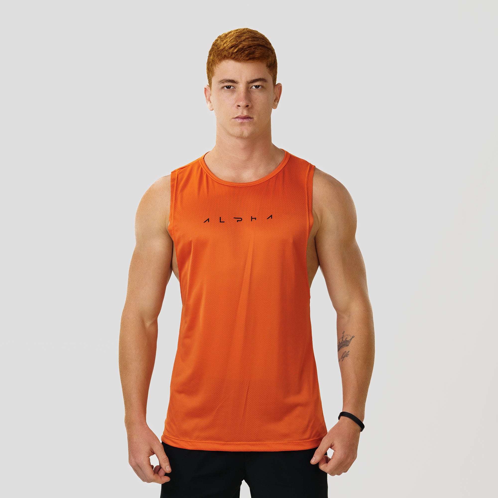 Regata Machão Dry Fit Horizon Laranja Poente