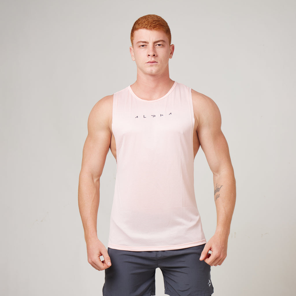 Regata Machão Dry Fit Horizon Rosa Claro