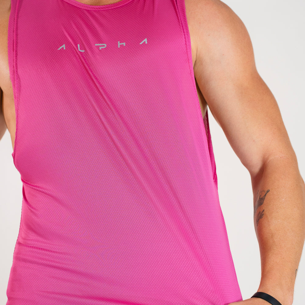 Regata Machão Dry Fit Horizon Rosa Magenta