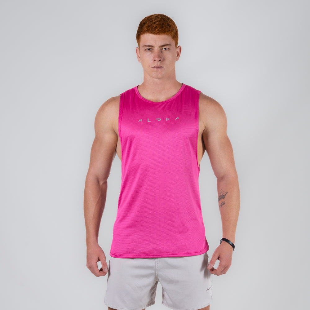 Regata Machão Dry Fit Horizon Rosa Magenta