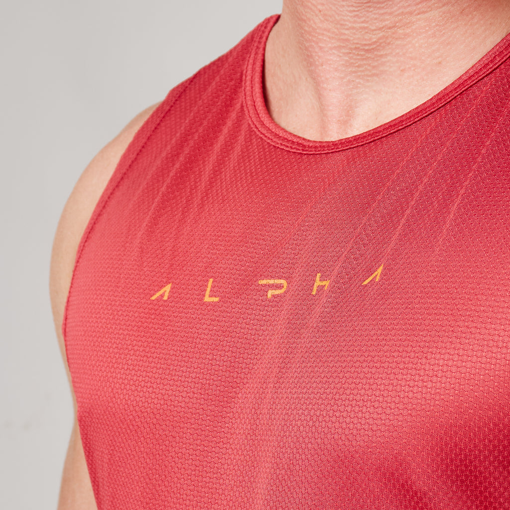 Regata Machão Dry Fit Horizon Vermelho Mercúrio