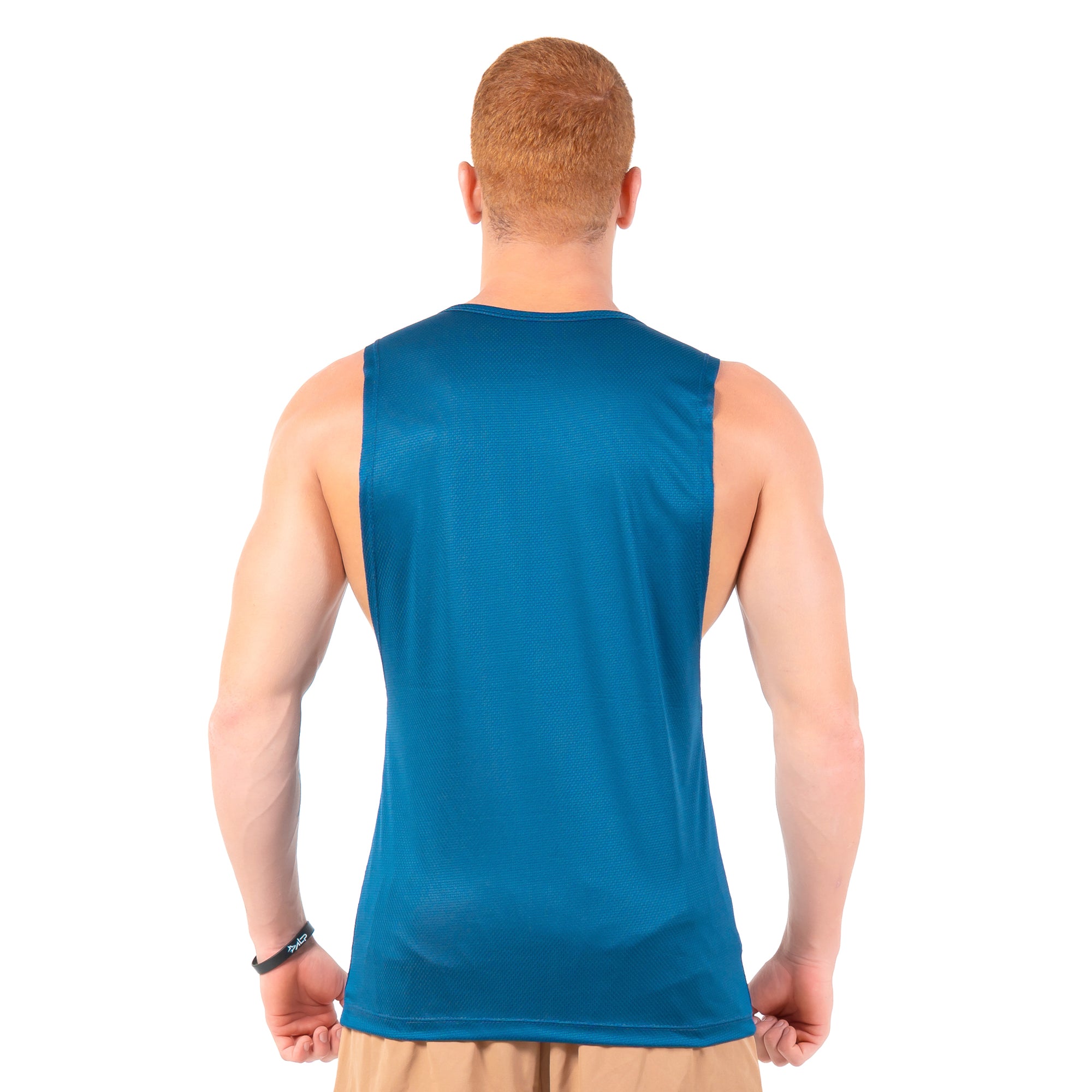 Regata Machão Dry Fit Lupus Core Azul Egipcio