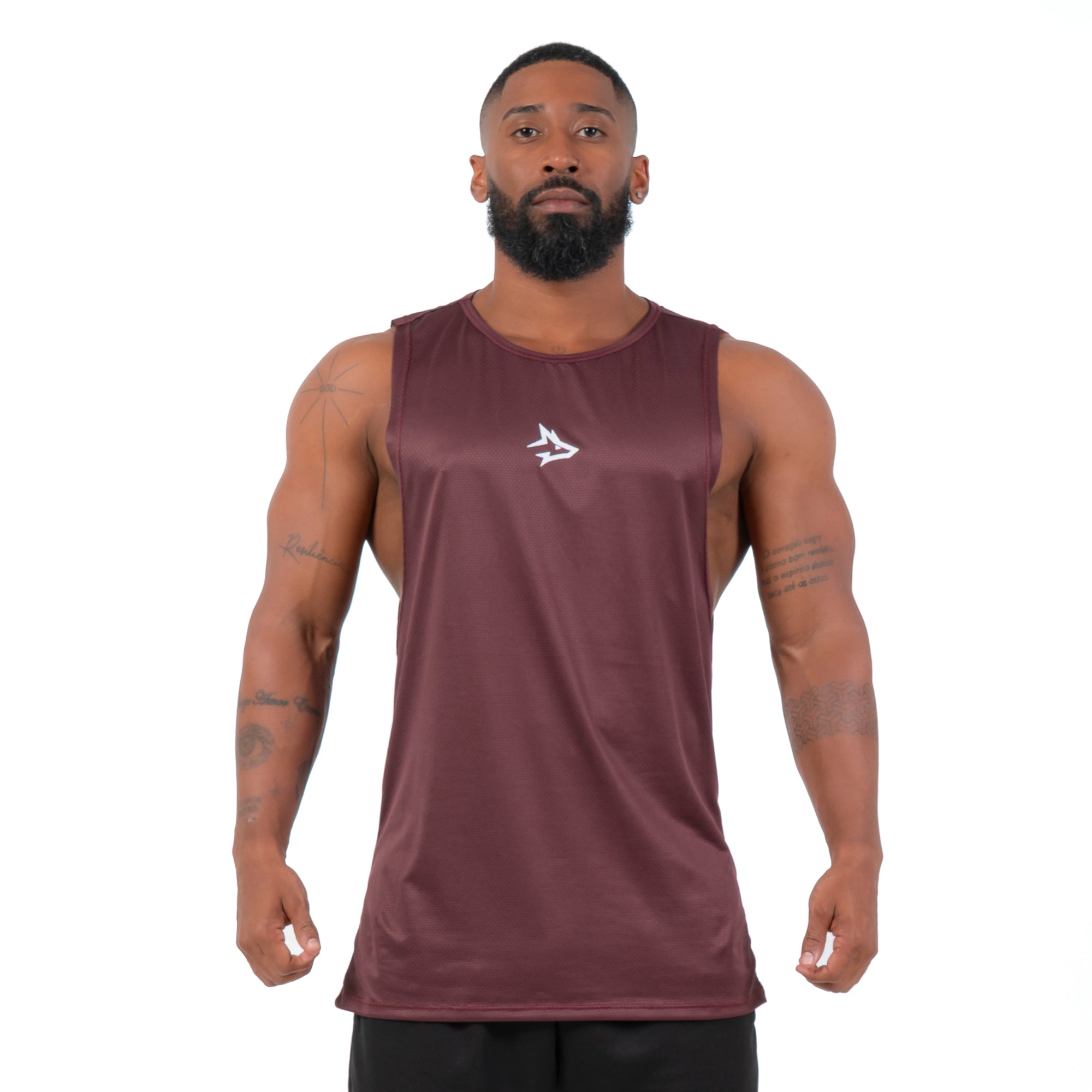 Regata Machão Dry Fit Middle Lupus Carmesim