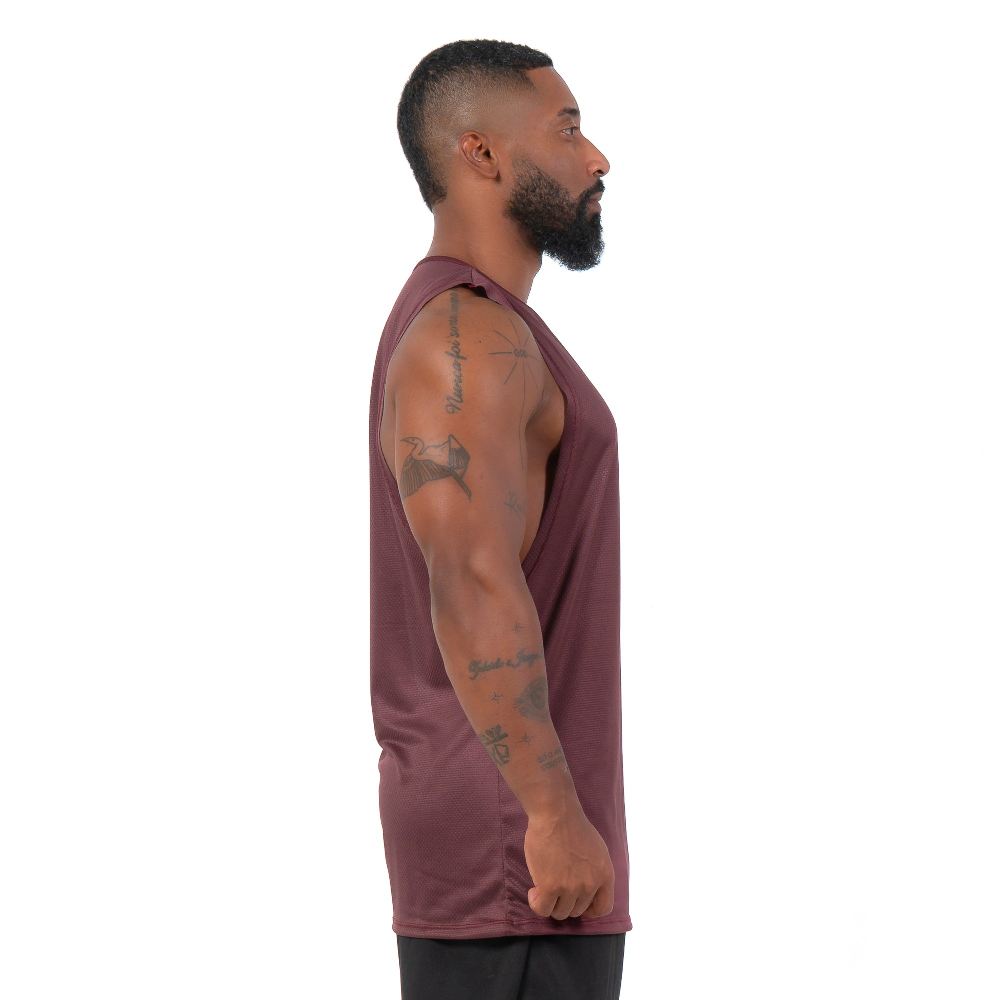 Regata Machão Dry Fit Middle Lupus Carmesim