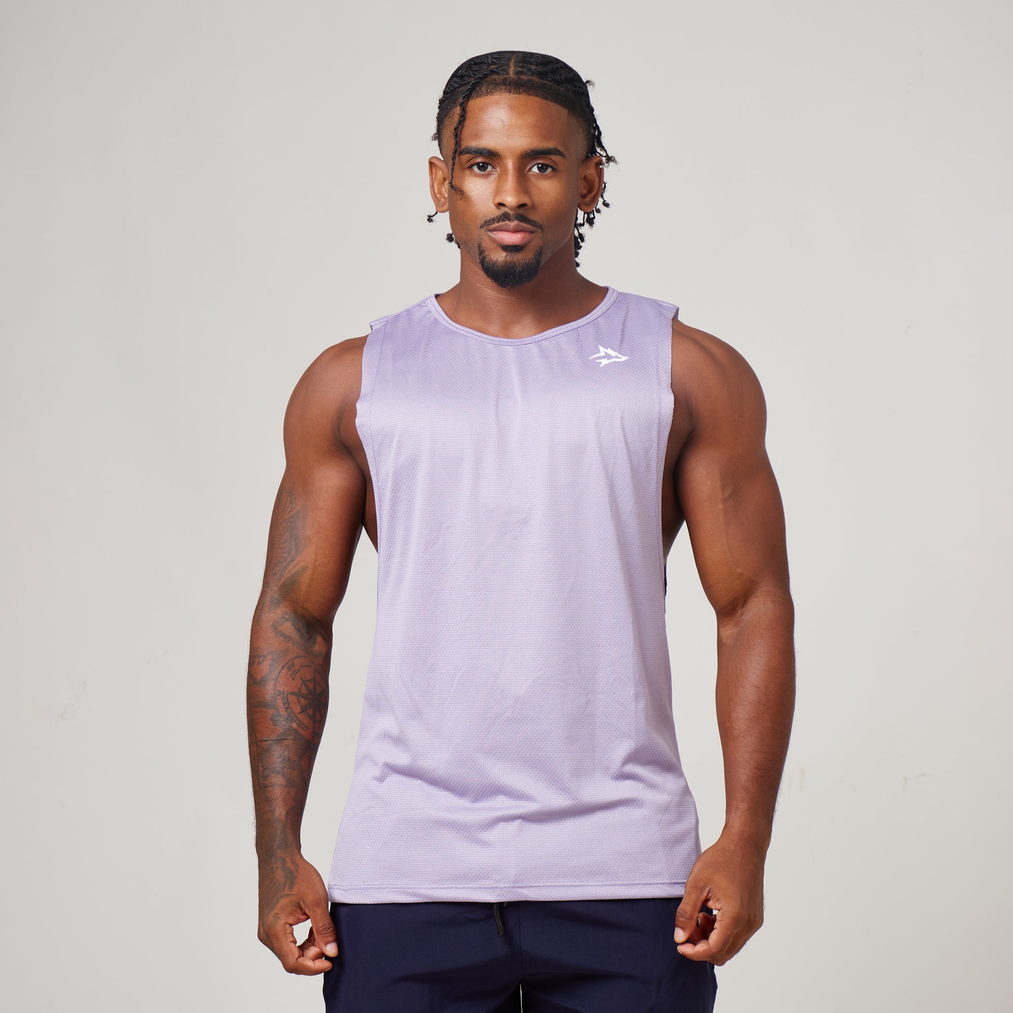 Regata Machão Dry Fit New Lupus Lilás Malva