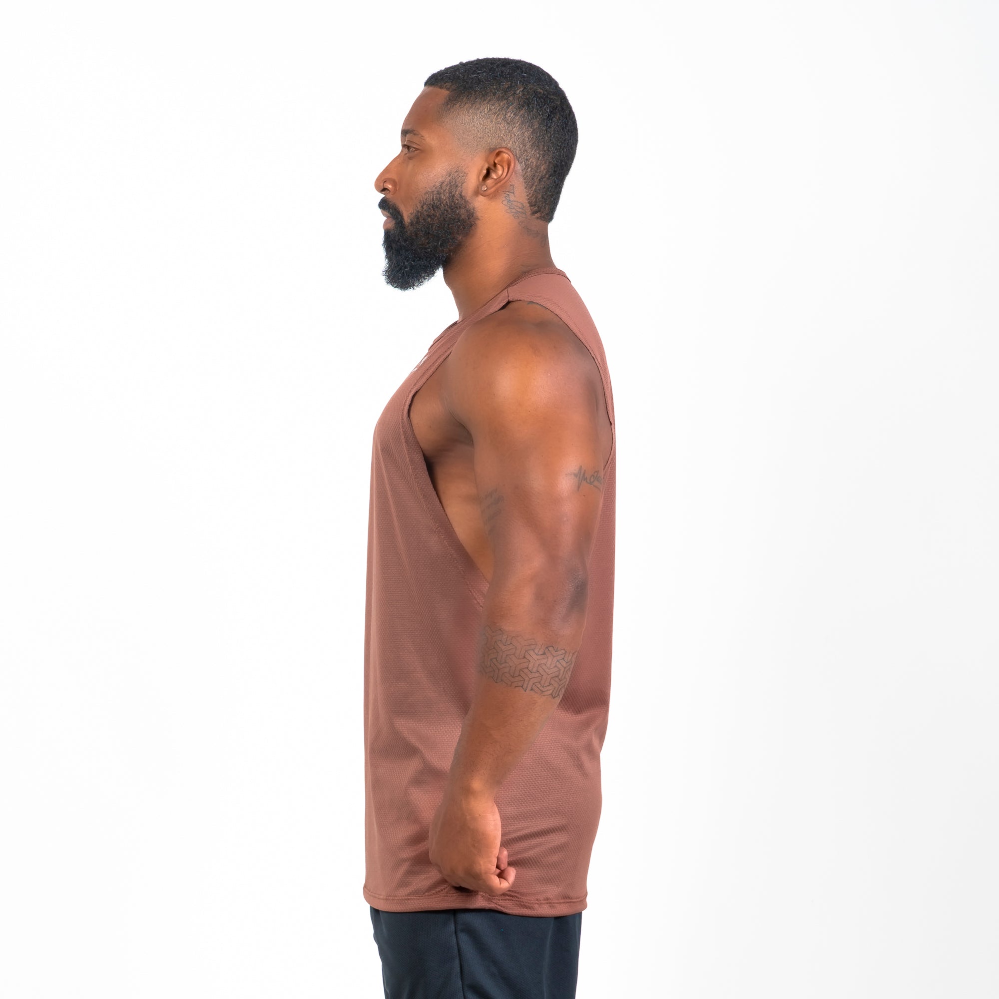 Regata Machão Dry Fit New Lupus Marrom