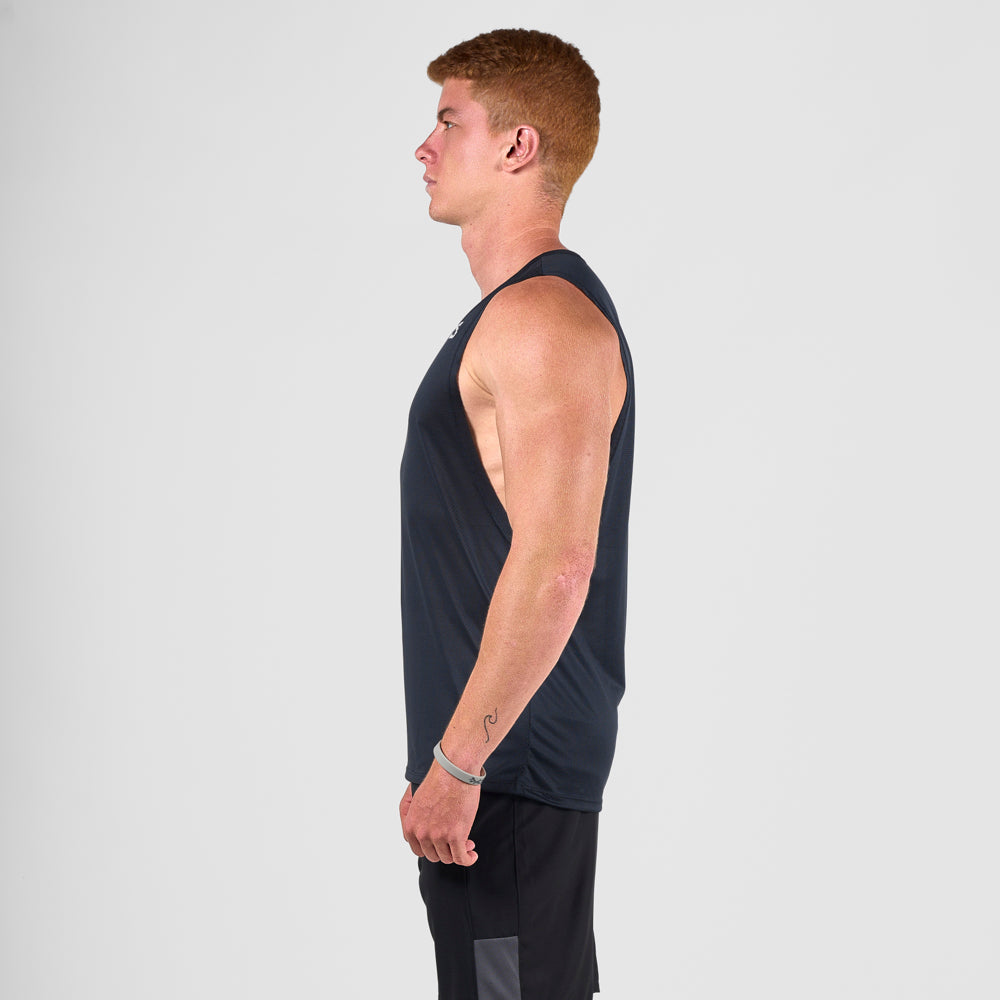 Regata Machão Dry Fit Wolf Preto