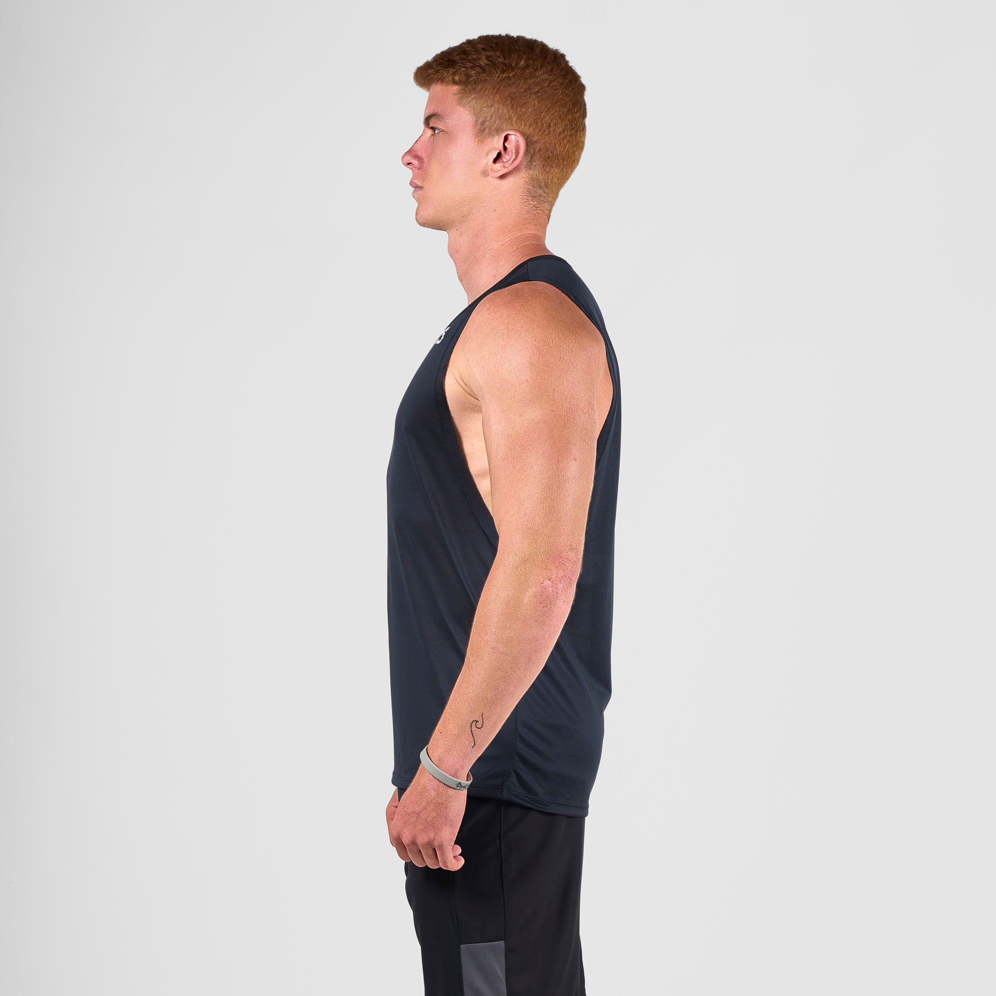 Regata Machão Dry Fit Wolf Preto
