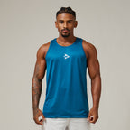 Regata Nadador Dry Fit Middle Lupus Azul Mediterrâneo