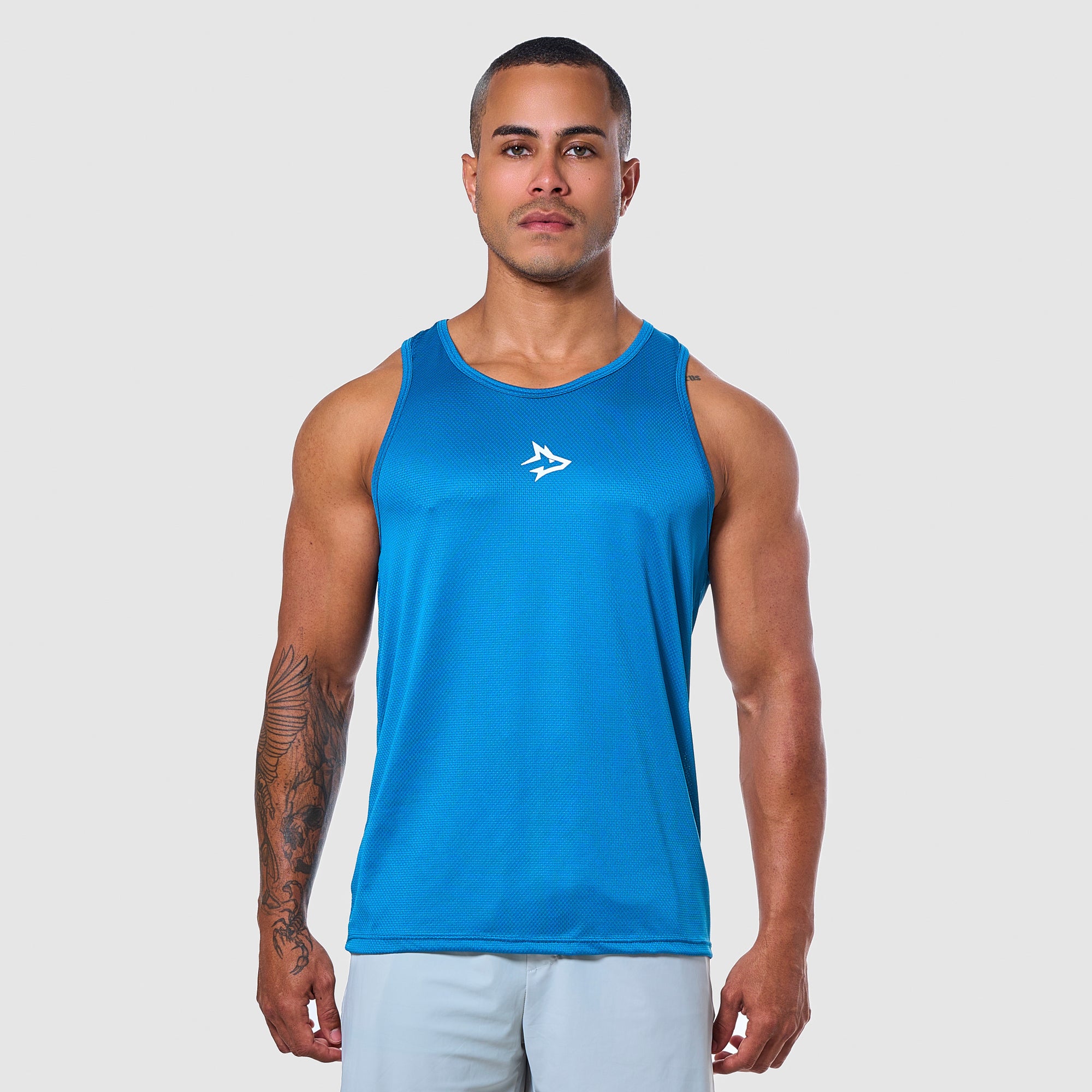 Regata Nadador Dry Fit Middle Lupus Azul Pacifico