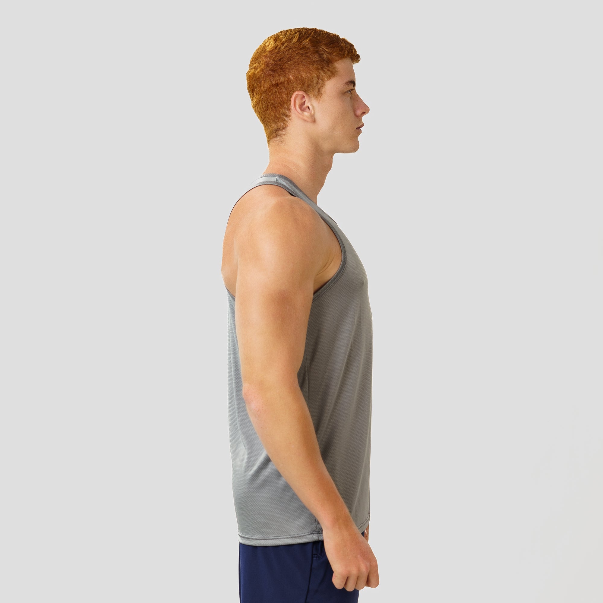 Regata Nadador Dry Fit Middle Lupus Cinza Aço