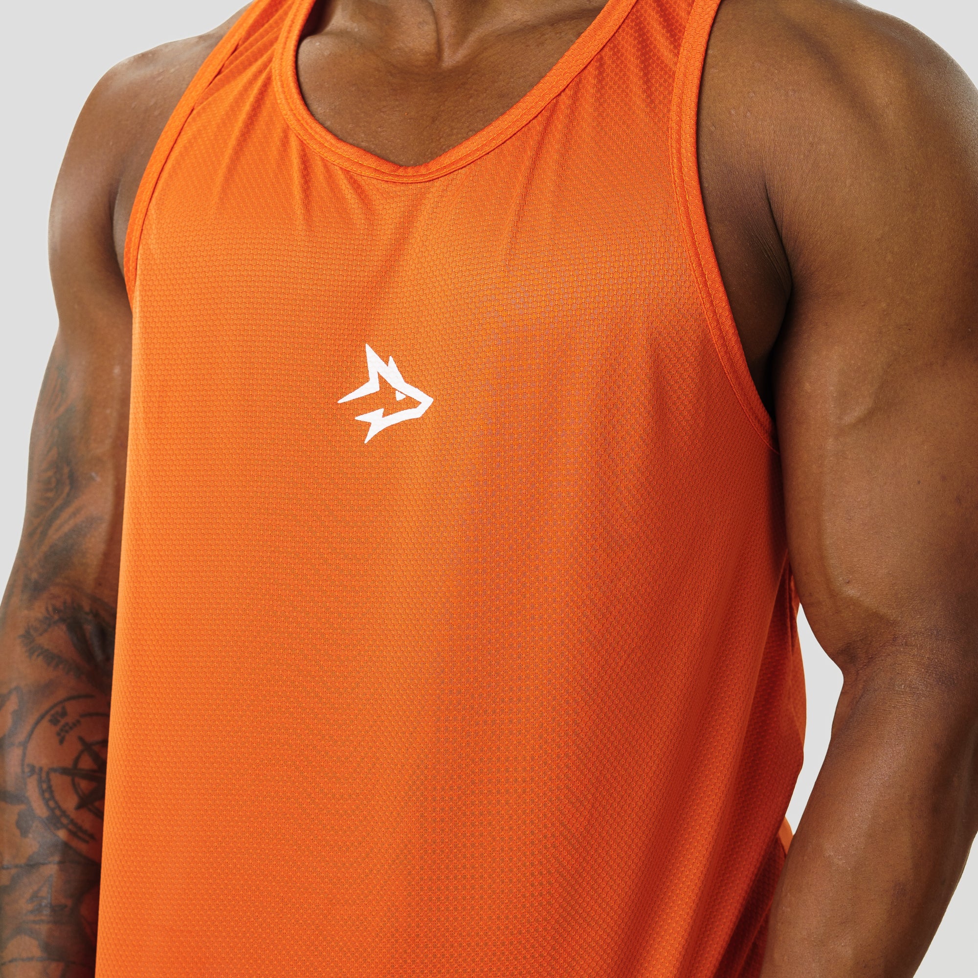 Regata Nadador Dry Fit Middle Lupus Laranja Poente