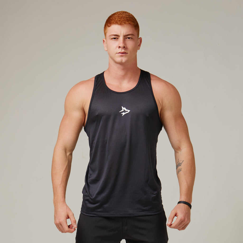 Regata Nadador Dry Fit Middle Lupus Preta