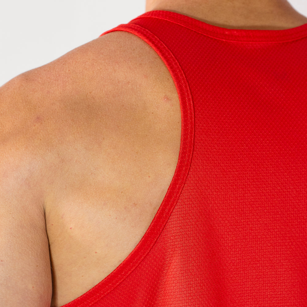 Regata Nadador Dry Fit Middle Lupus Vermelho Acerola