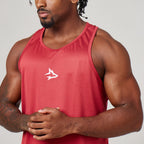 Regata Nadador Dry Fit Middle Lupus Vermelho Mercúrio