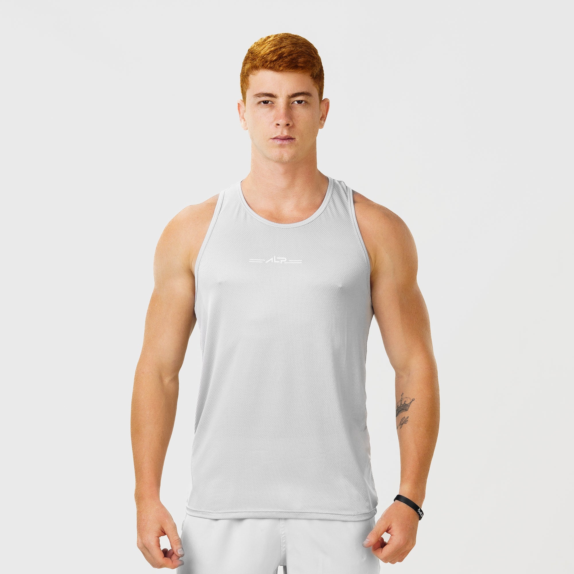Regata Nadador Dry Fit Single Cinza Névoa