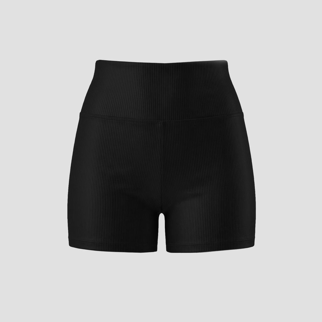 Short Basic Canelado Preto