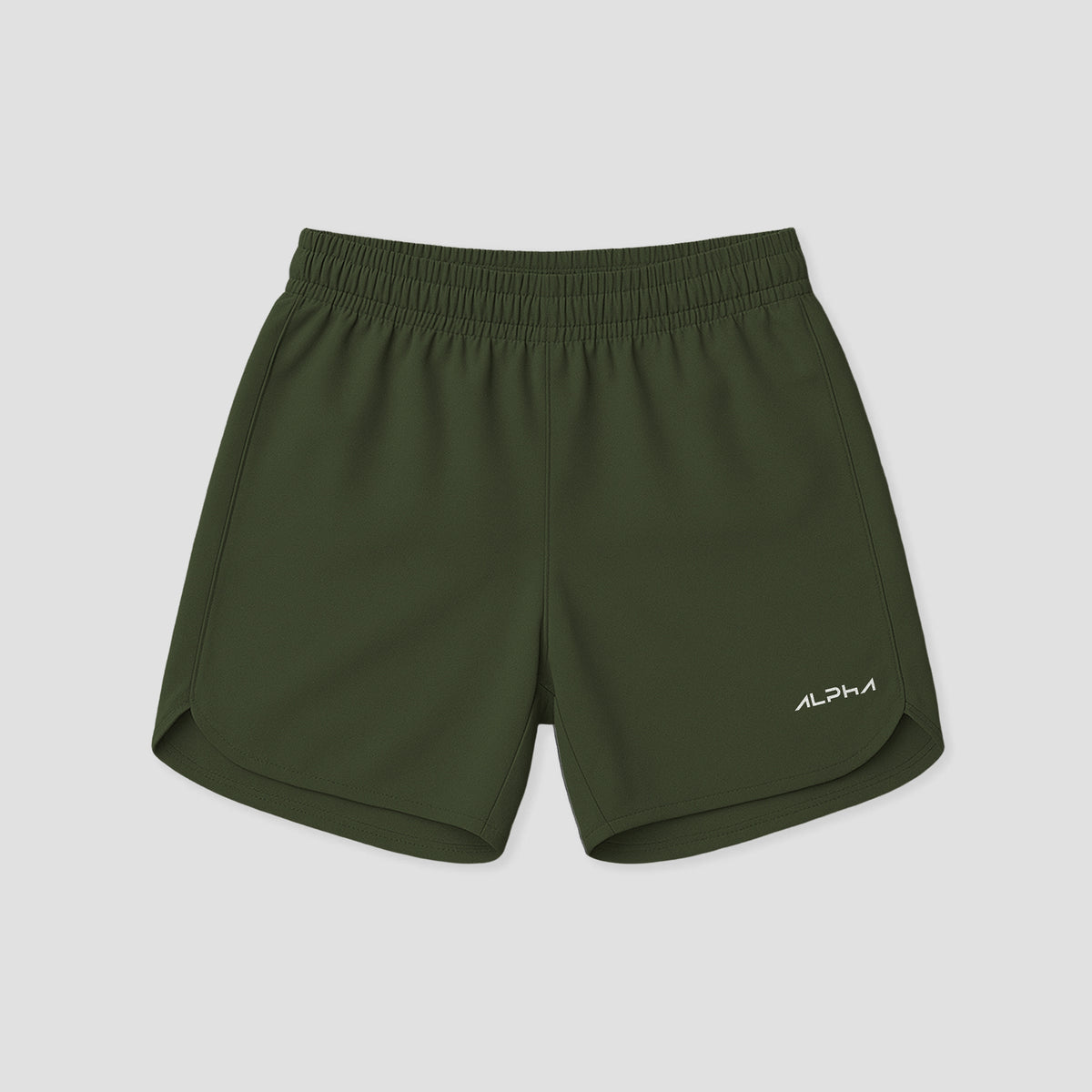 Short Corrida Masculino Dry Fit Fluid Verde Pistache