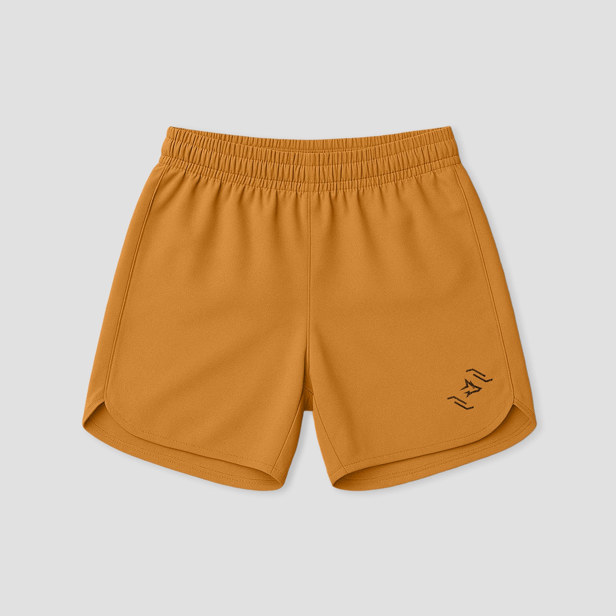 Short Corrida Masculino Dry Fit Wave Laranja