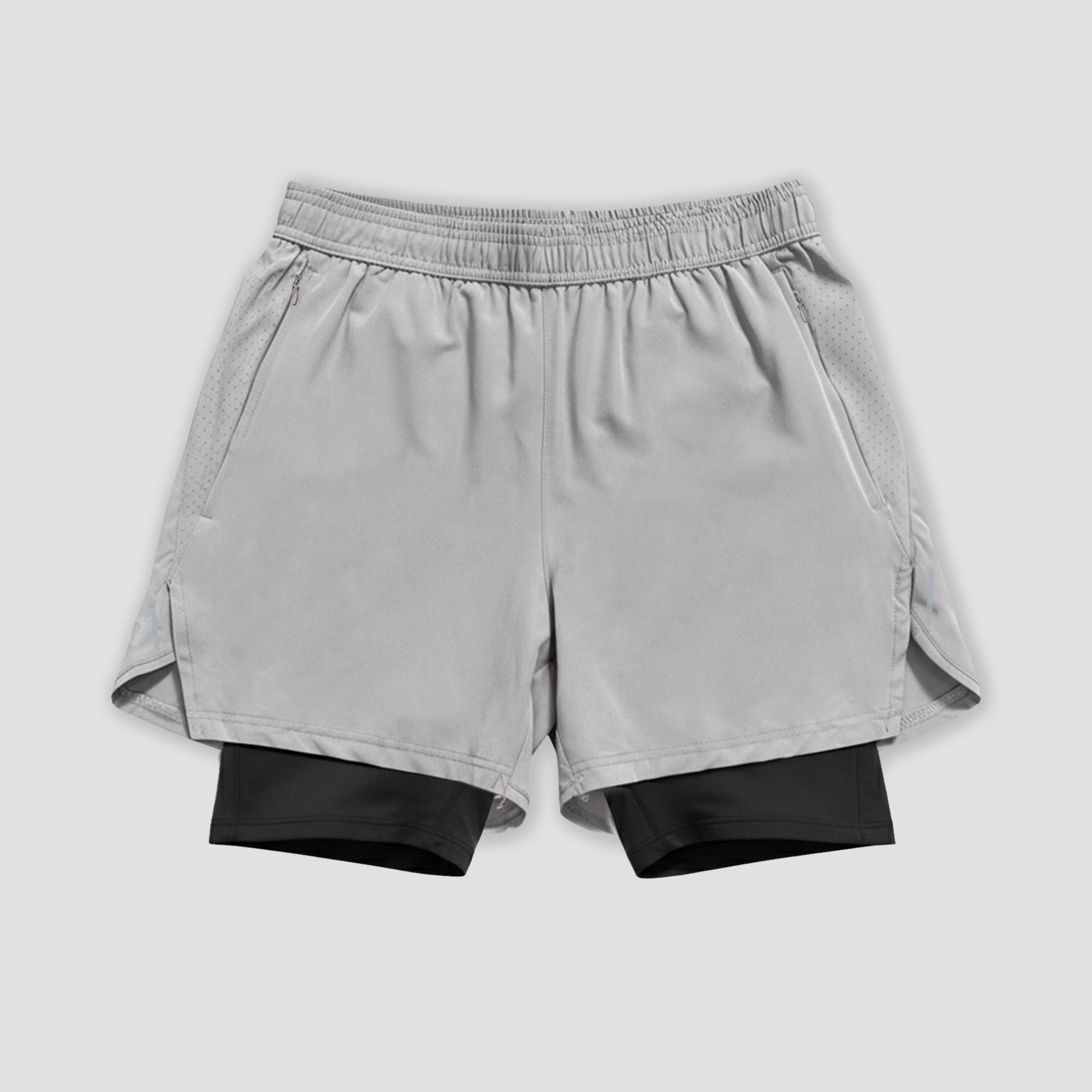 Short Dry Fit Compressão Fluid Cinza