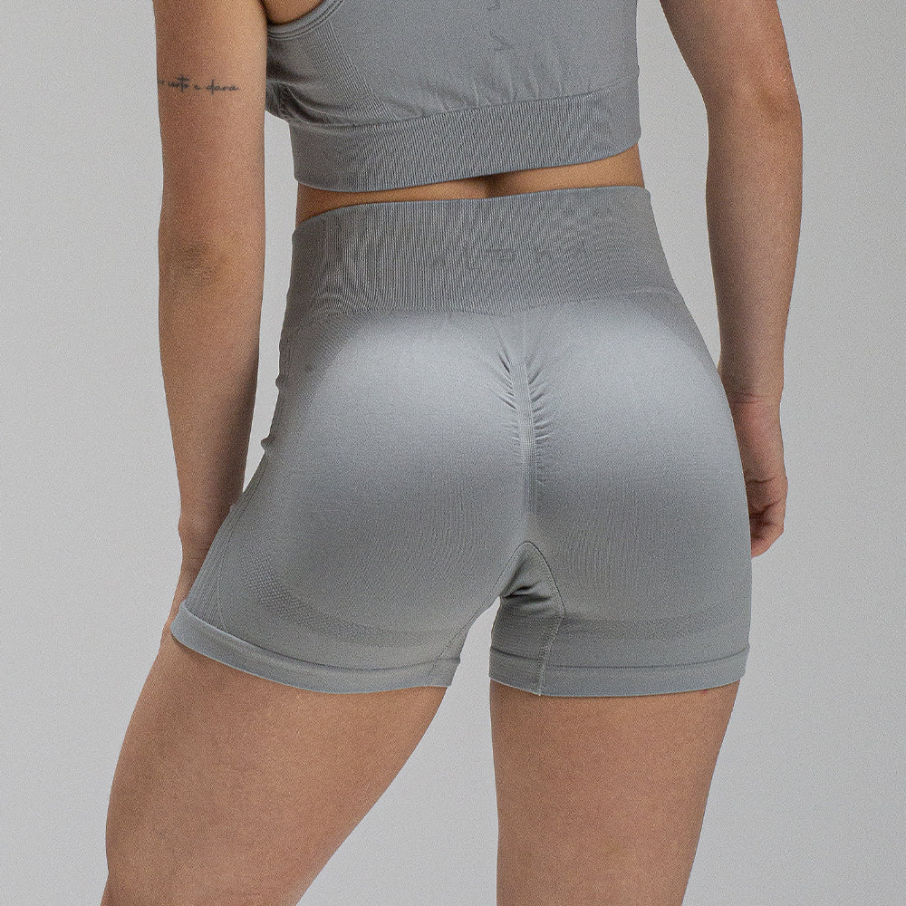 Short Seamless Cinza Alpha Co