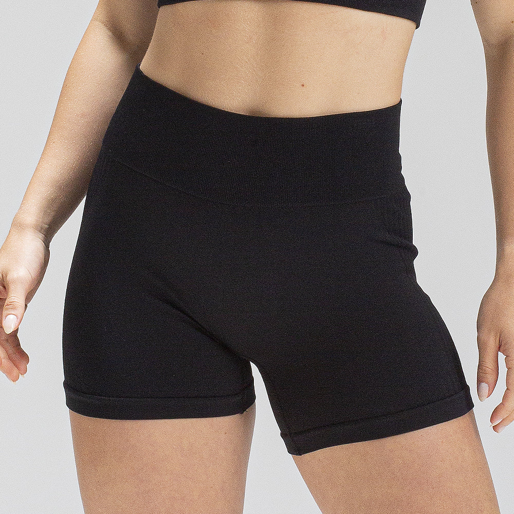 Short Seamless Preto Alpha Co