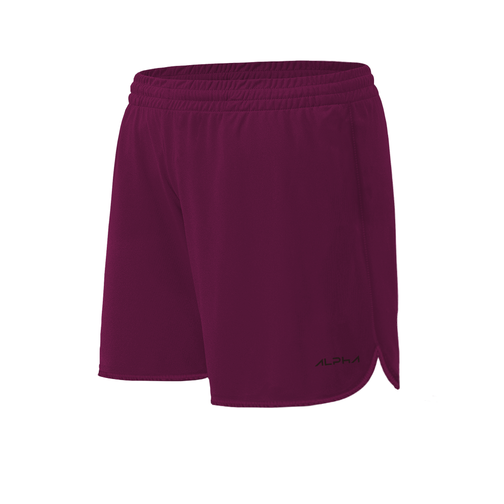 Kit 5 Shorts de Corrida Bordô