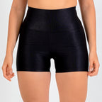 Short Basic Canelado Preto