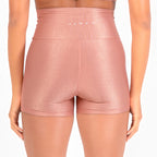 Short Basic Canelado Rosé