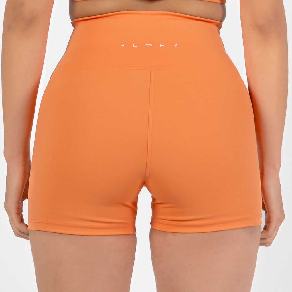 Short Basic New Horizon Laranja Damasco