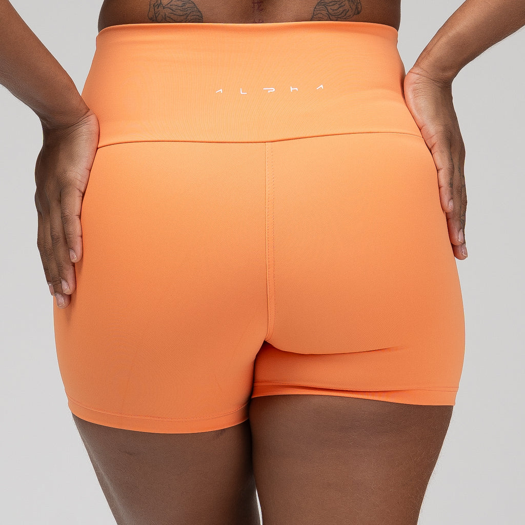 Short Basic New Horizon Laranja Damasco