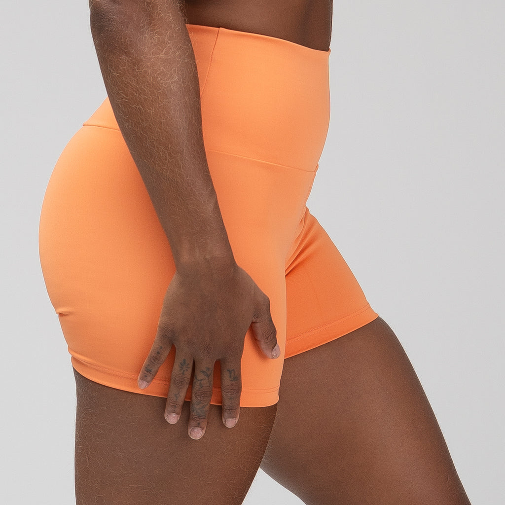 Short Basic New Horizon Laranja Damasco