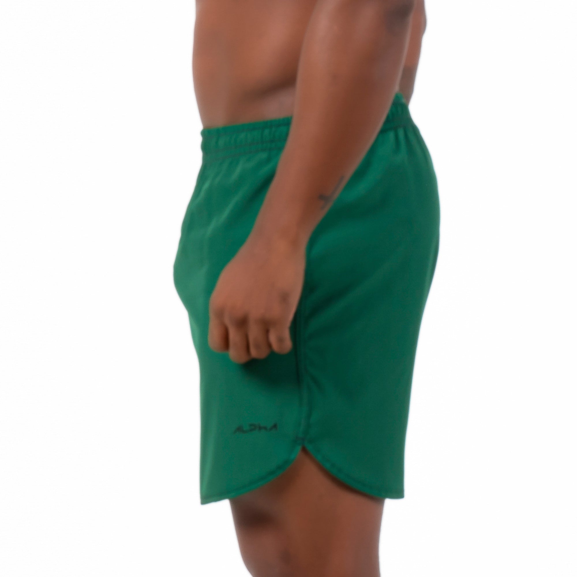 Short Corrida Masculino Dry Fit - Verde Bandeira