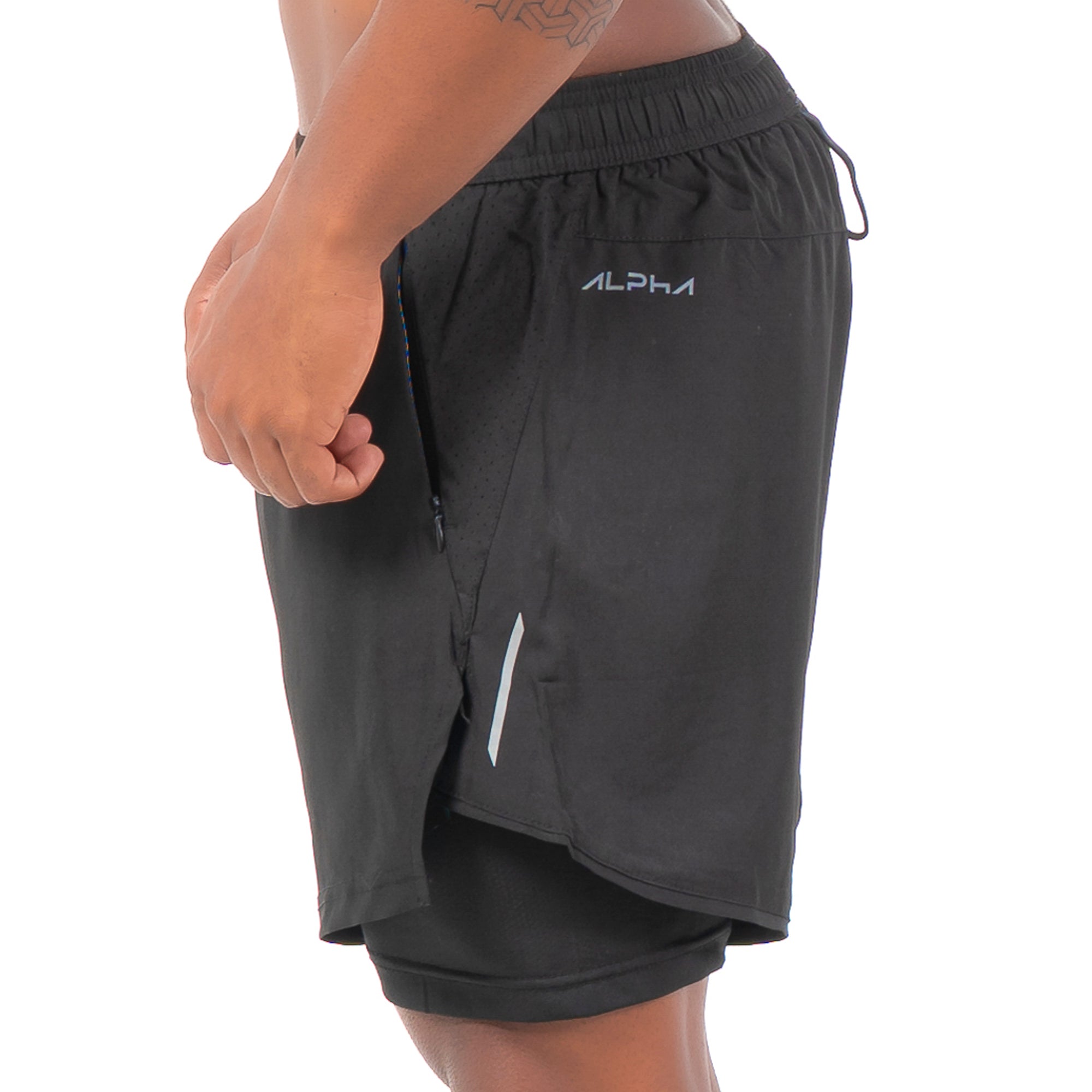 Short Dry Fit Compressão Fluid Preto