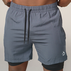 Short de Compressão Dry Fit Chumbo Bolso Ziper - Lupus