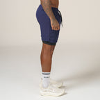 Short de Compressão Dry Fit Marinho Bolso Ziper - Lupus