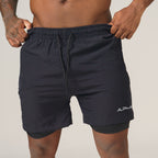 Short de Compressão Dry Fit Preto Bolso Ziper - Fluid
