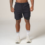 Short de Compressão Dry Fit Preto Bolso Ziper - Lupus