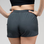 Short de Corrida Feminino Lupus Chumbo
