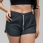 Short de Corrida Feminino Lupus Chumbo