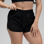 Short de Corrida Feminino Lupus Preto