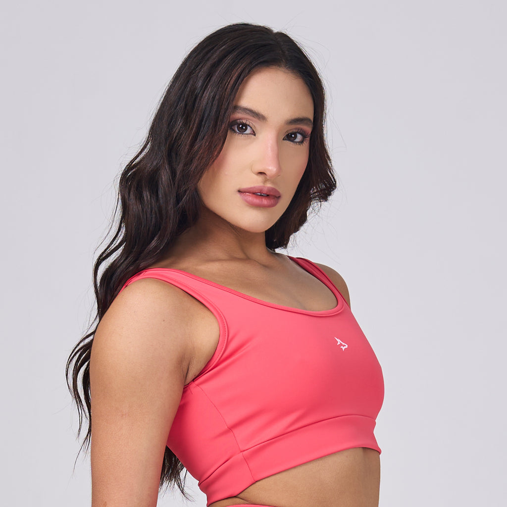 Top Basic Lupus Rosa Chiclete