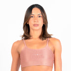 Top Basic Canelado Rosé