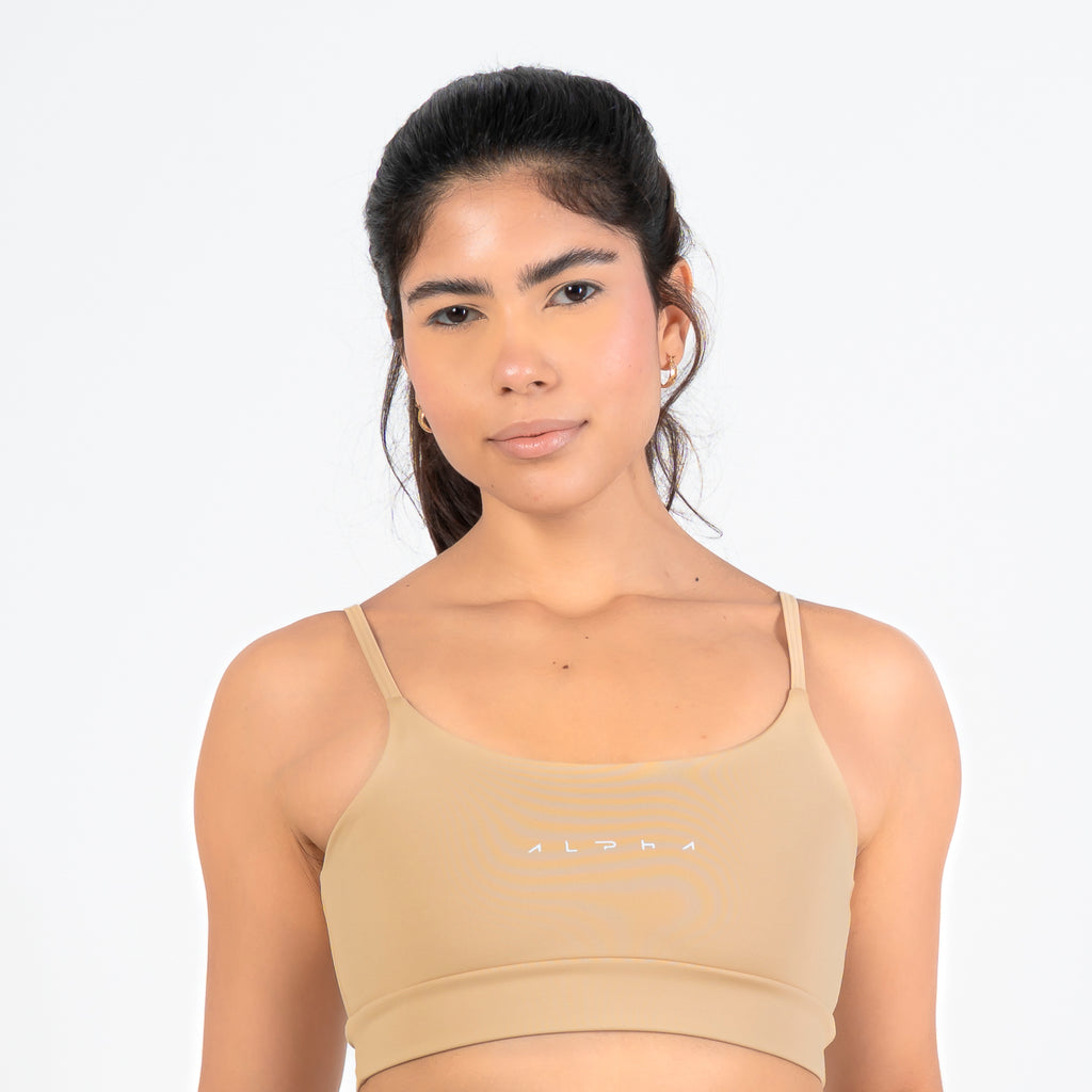 Conjunto Basic Feminino Top e Short - New Horizon Areia