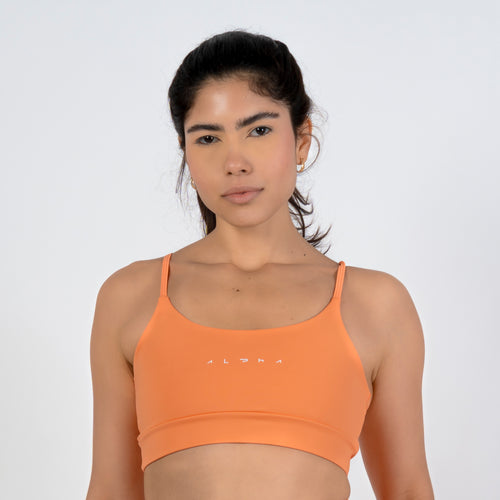 Top Basic New Horizon Laranja Damasco