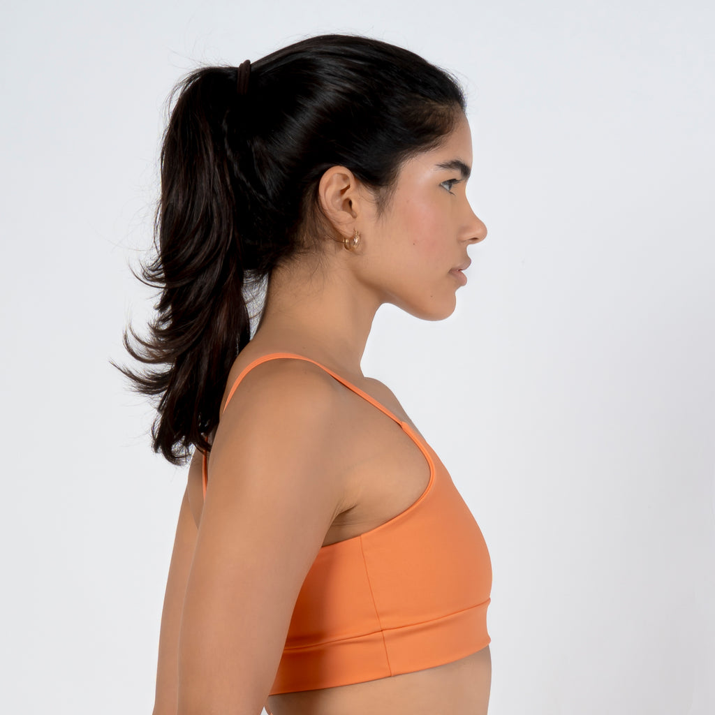 Top Basic New Horizon Laranja Damasco