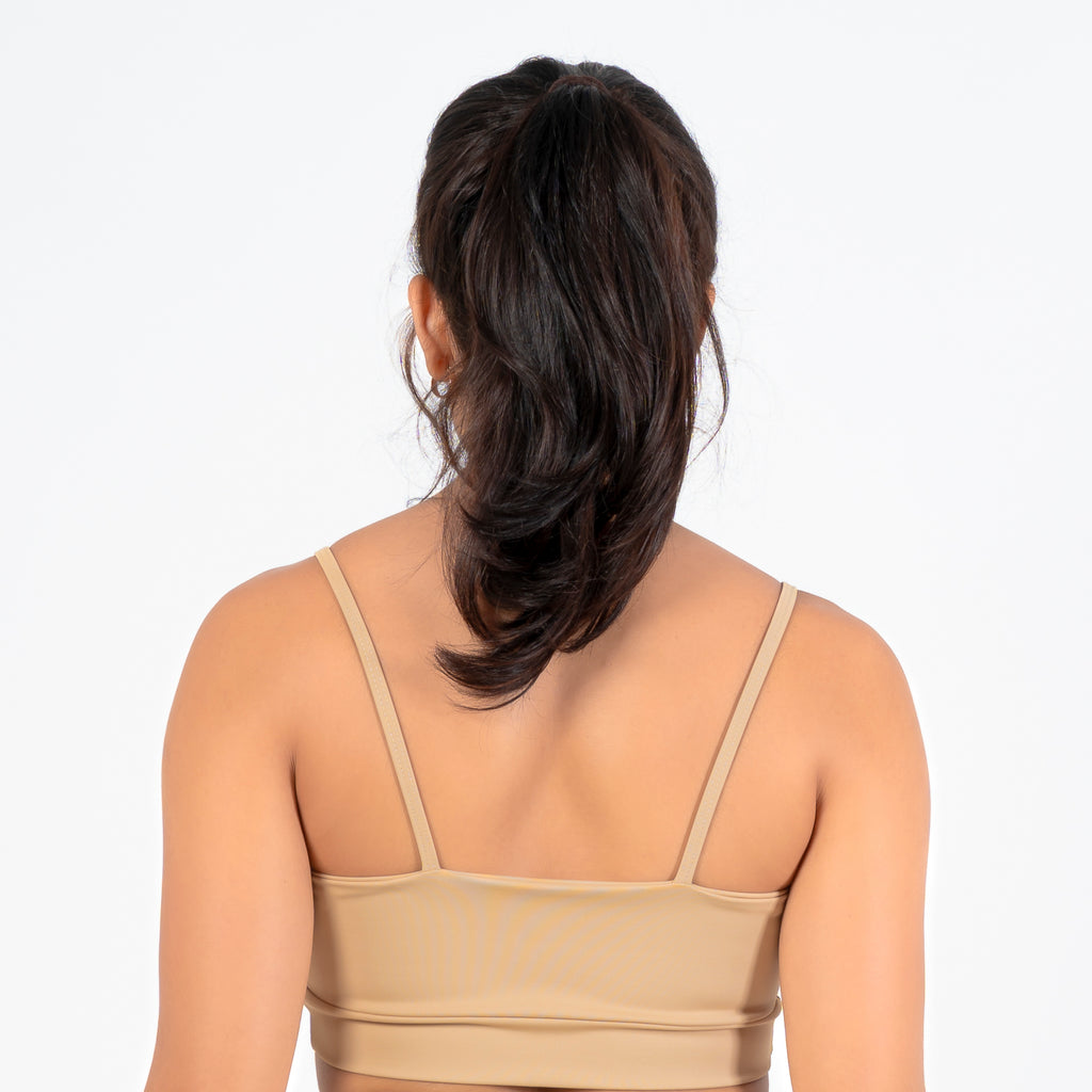 Conjunto Basic Feminino Top e Short - New Horizon Areia