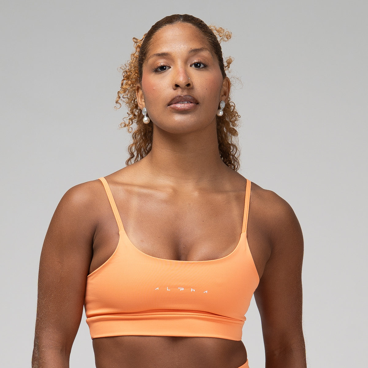 Top Basic New Horizon Laranja Damasco